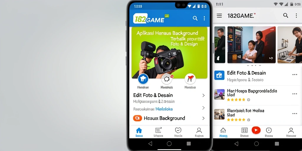 Screenshot 182GAME menampilkan antarmuka penghapus latar belakang yang efisien dan mudah digunakan.