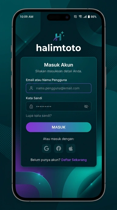 Panduan Masuk Akun Halimtoto untuk Pengguna Android